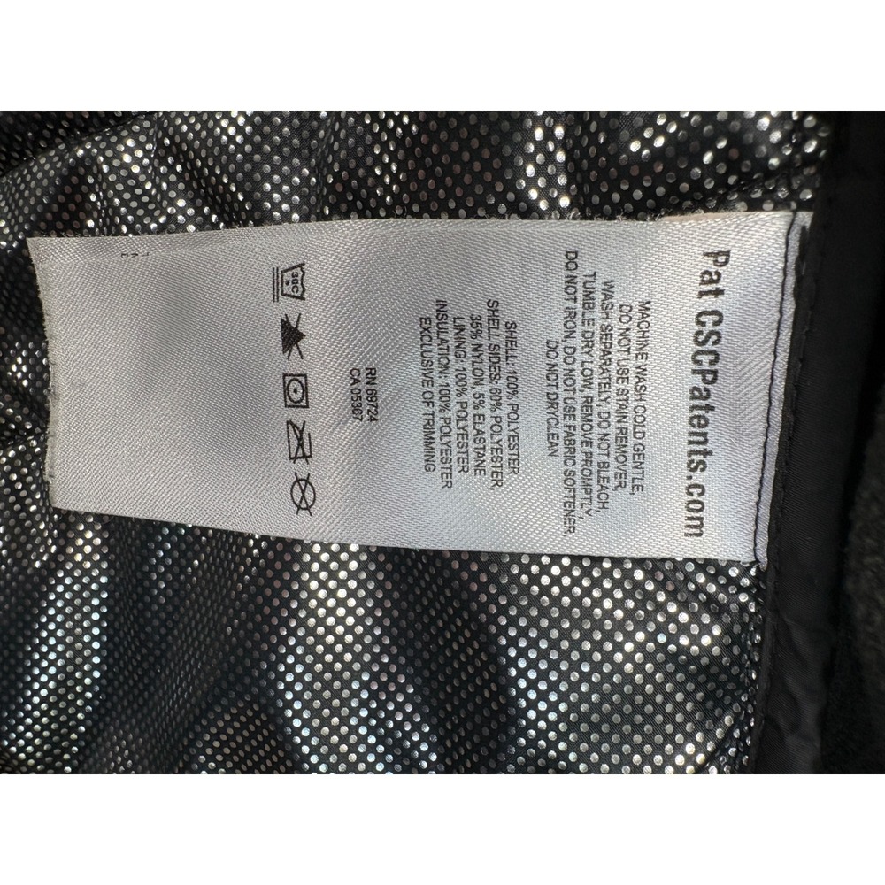 Columbia Omni-Heat Puffer Jacket Mens Small Black Hybrid Insulated Full Zip - Picture 6 of 13